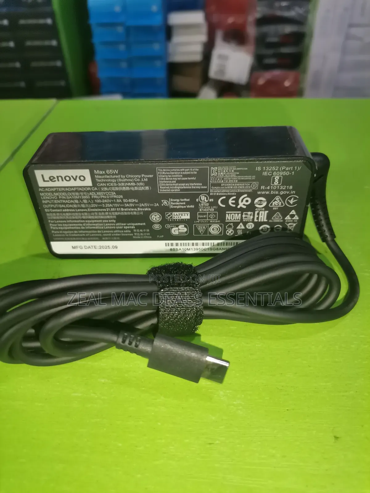Lenovo 65w Typec Laptop Pc Charger Adapter