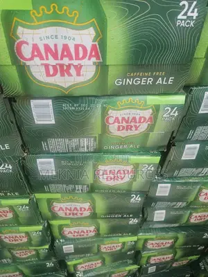 Canada Dry Ginger Ale Caffeine Free Ginger Drink 24x