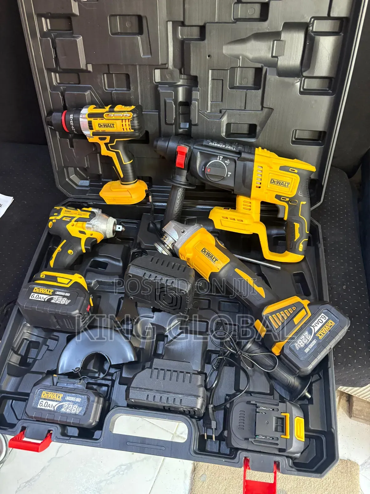 Original Dewait 4in1 Power Tools Combo Kit 