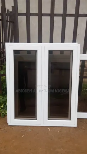 Casement Window With White Material
