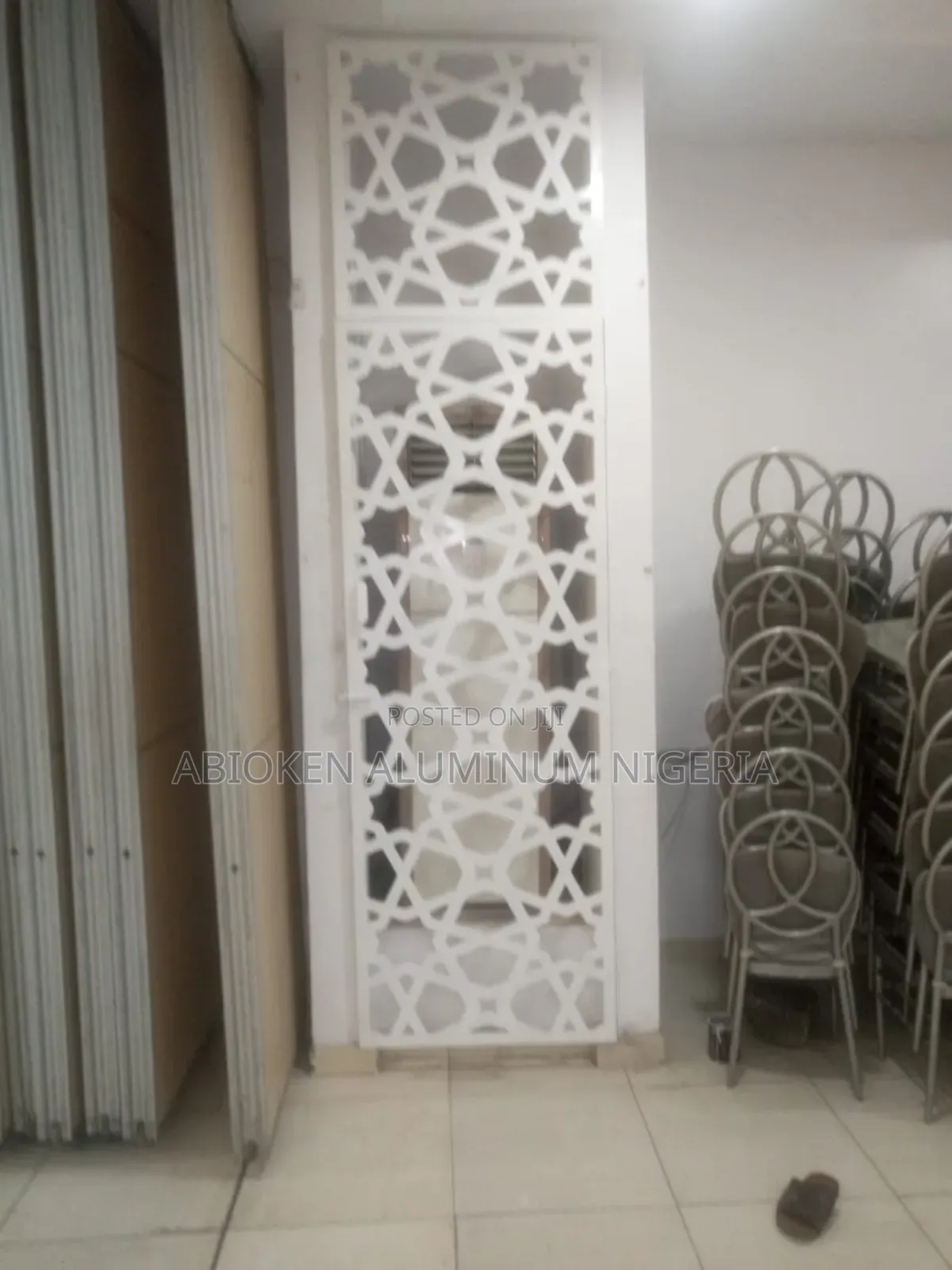 Painted Laser Cut Metal Facade