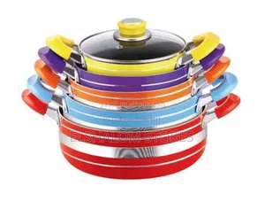 10pcs Coloured Nonstick Cookware Set