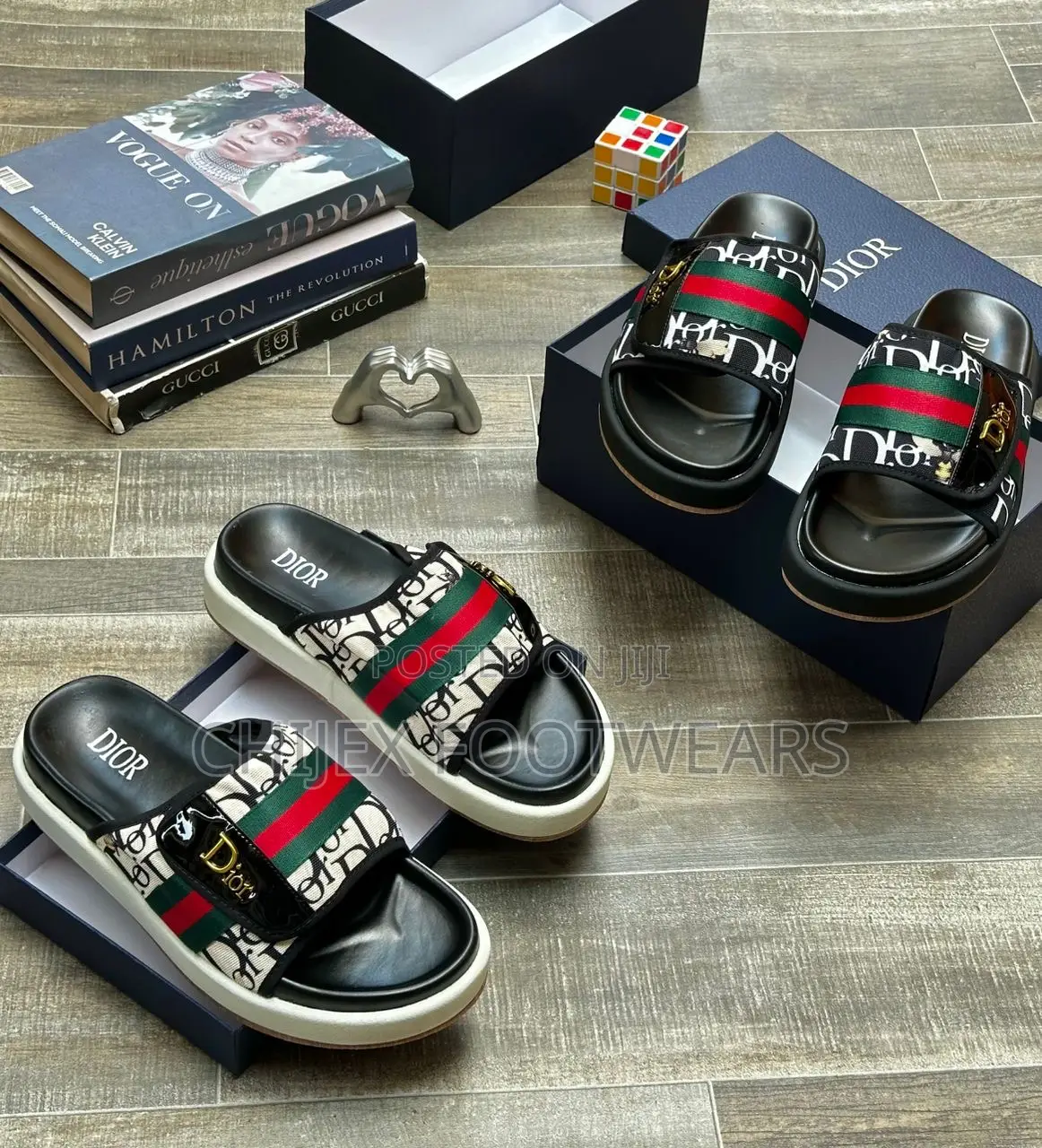 Dior Double Sole Slides! 