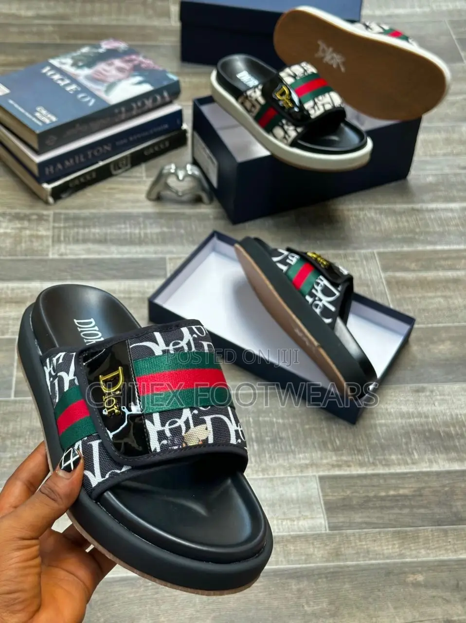 Dior Double Sole Slides! 