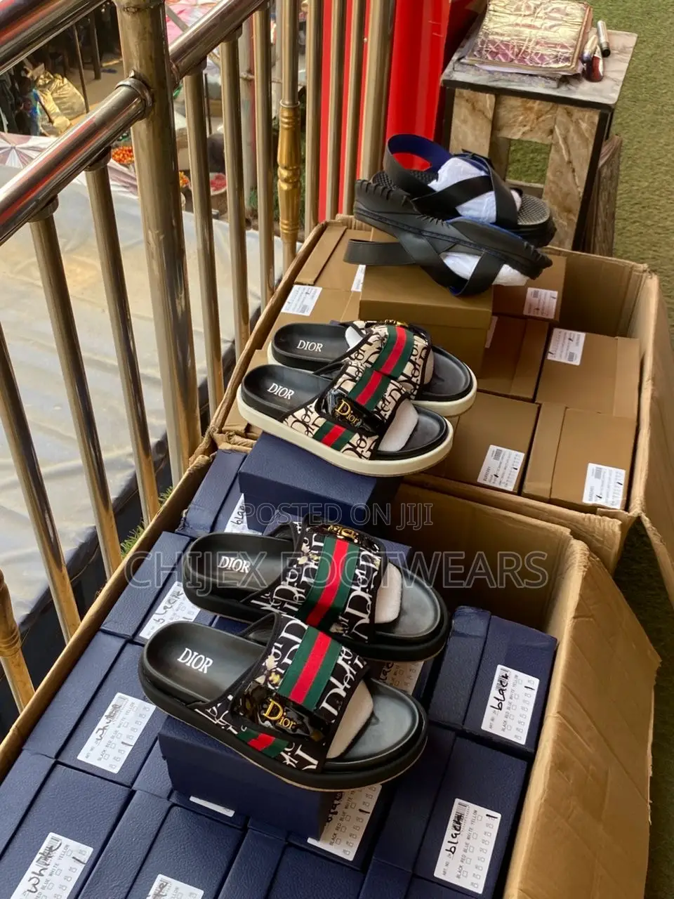 Dior Double Sole Slides! 