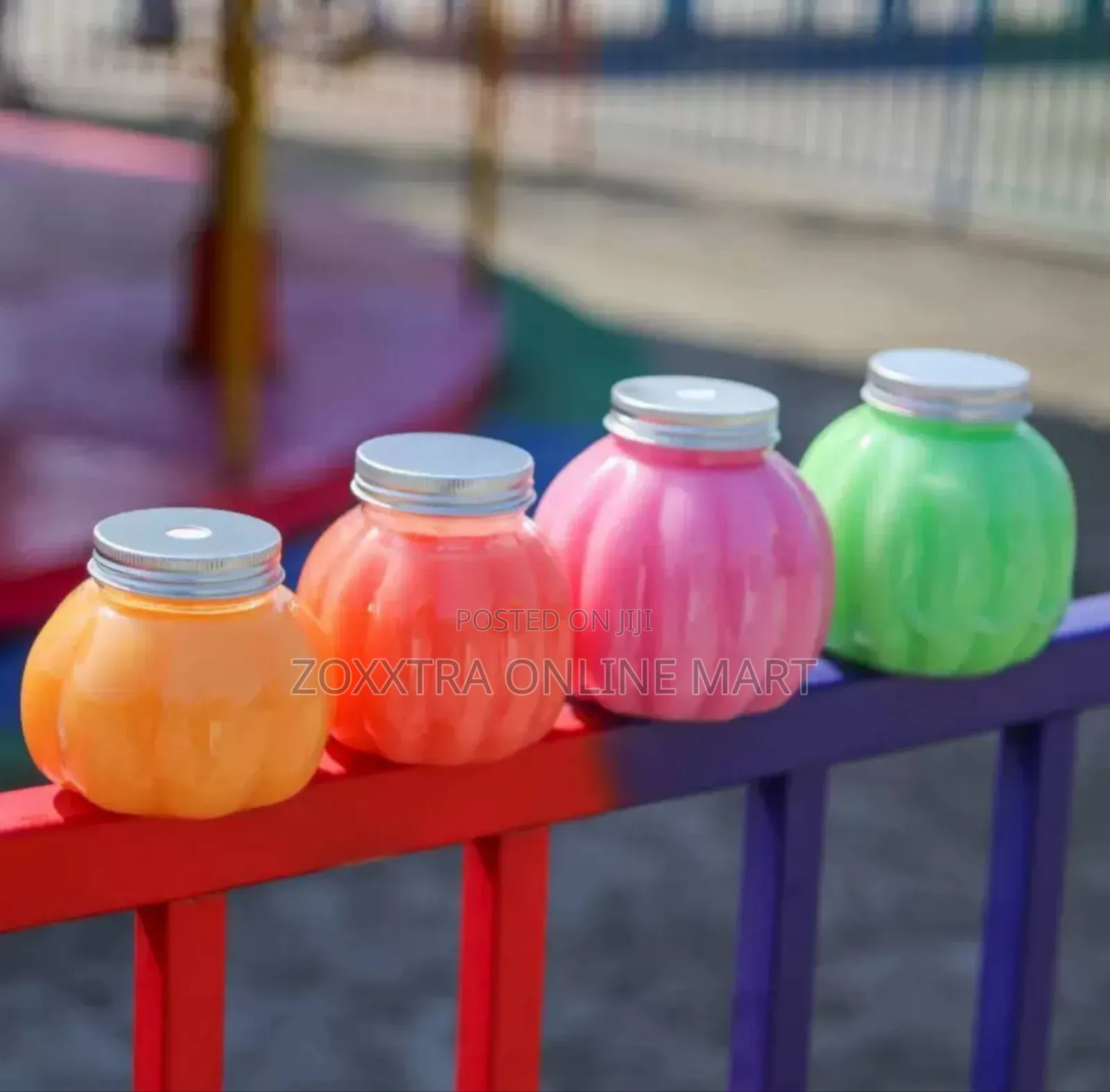 Pumpkin-Shaped Beverage Bottles