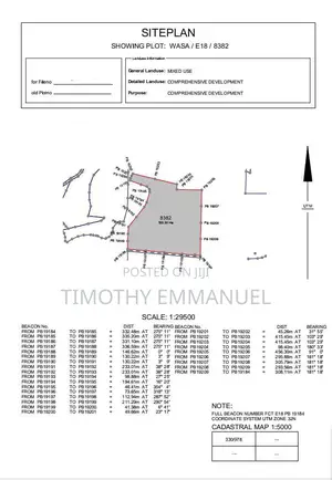 150 Hectares R of O Wasa District