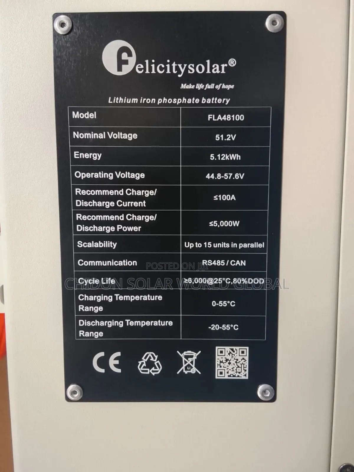 Solar Lithium Battery