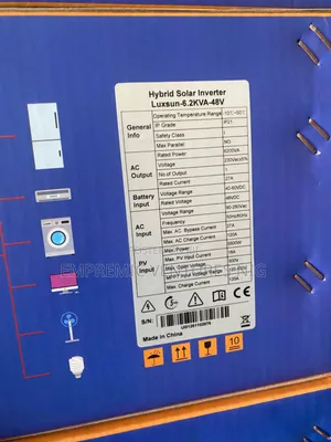 Luxsun Hybrid Inverter 6.2 Kva 48 Voltage