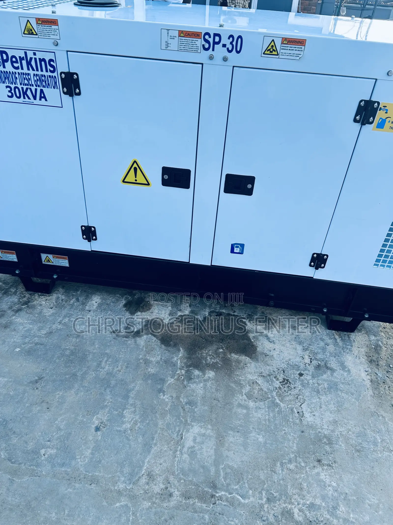 30kva, Generator Sp Perkins With % Copper Coil