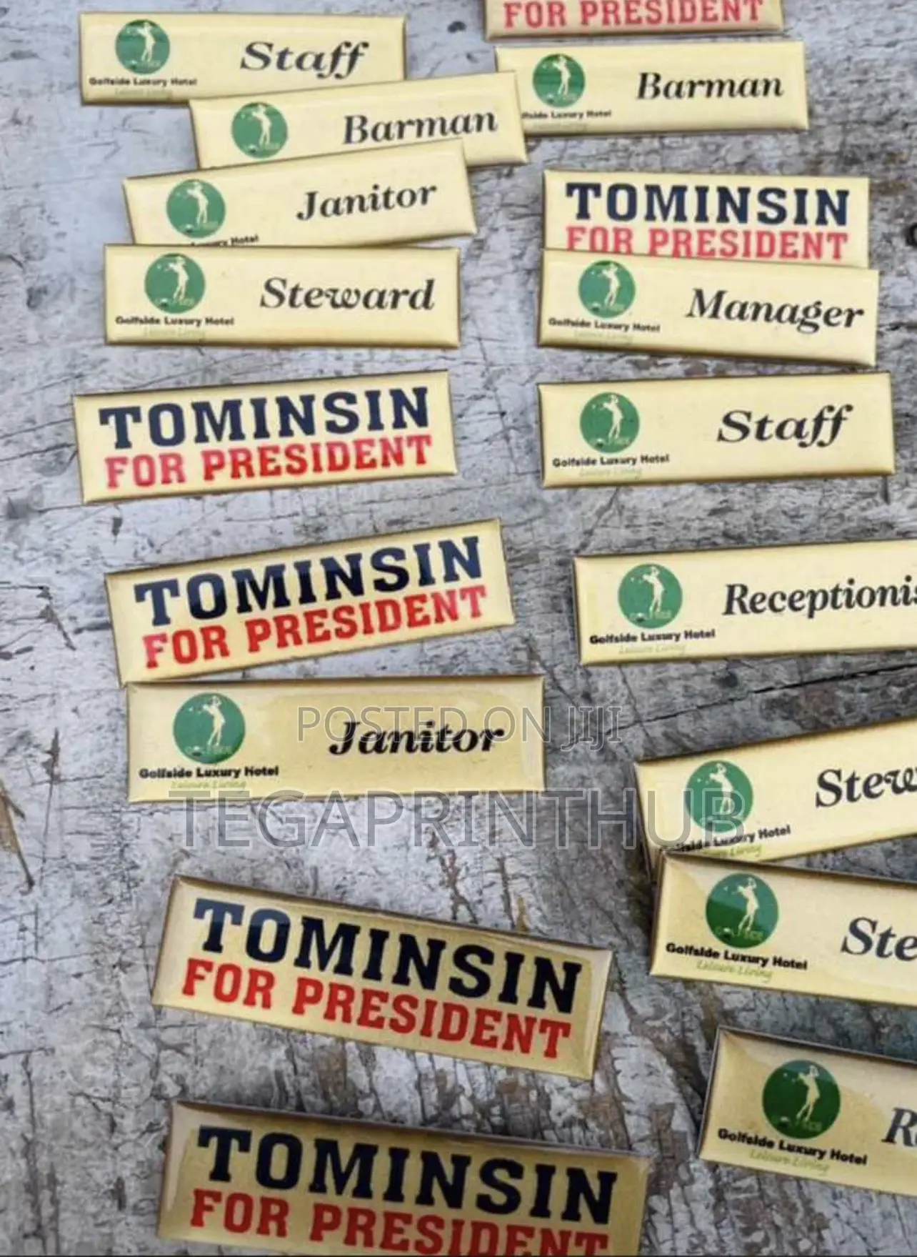 Dome on Key Rings and Name Tags