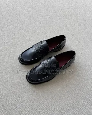 Cop the Midnight Emblem Vampire Embossed Cowhide Loafers