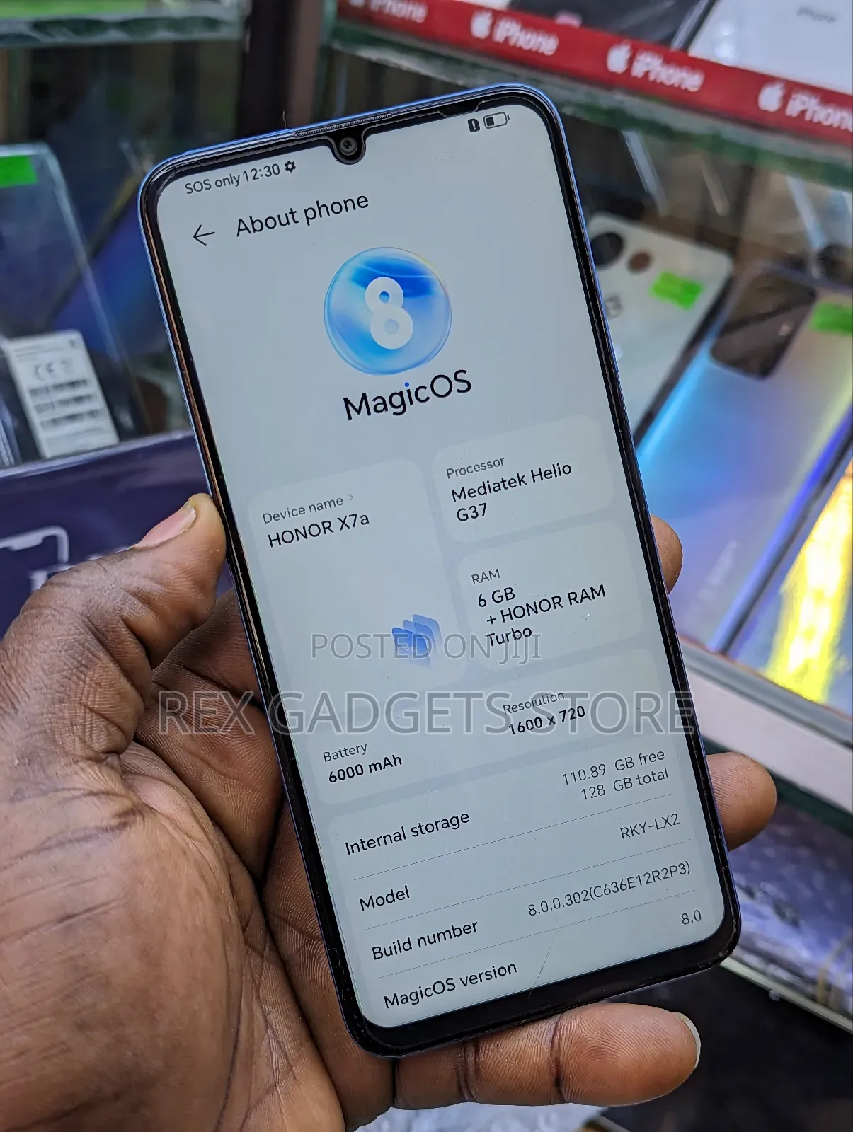 Honor X7a 128 GB Blue