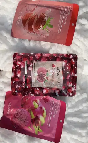 12 Pieces of Seomou Fruit Facemask Anti Wrinkle Moisturizing Skin Care