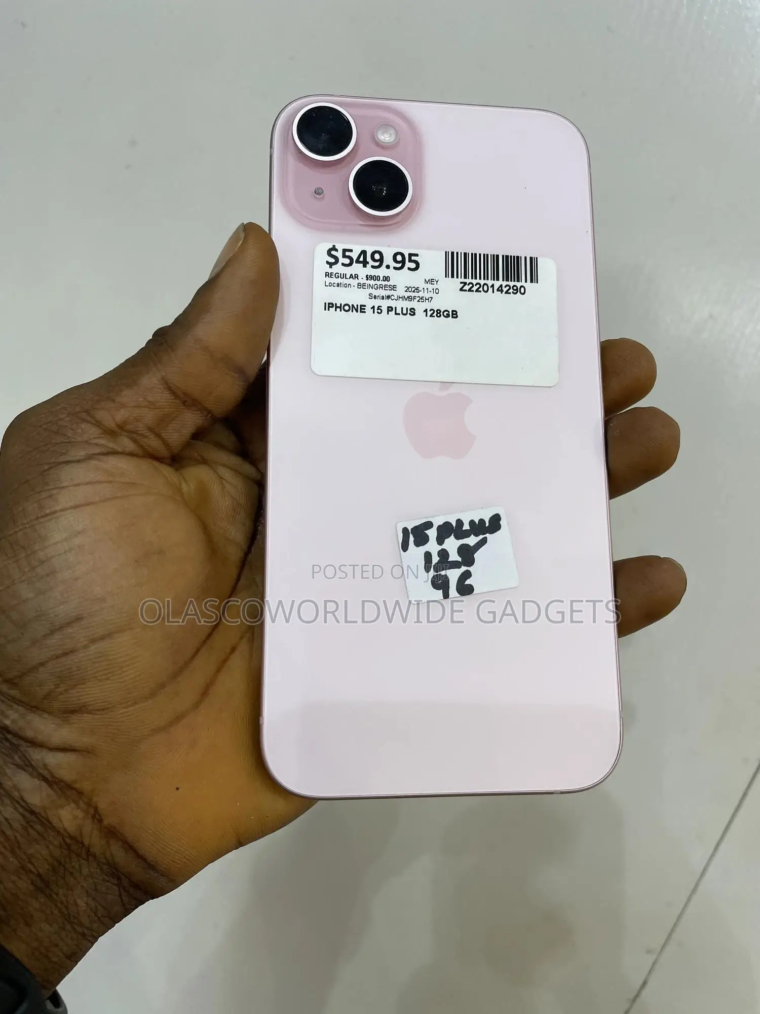 Apple iPhone 15 Plus 128 GB Pink