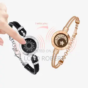 Totwoo Sun and Moon Lovers' Heart-to-Heart Vibration Couple's Bracelet
