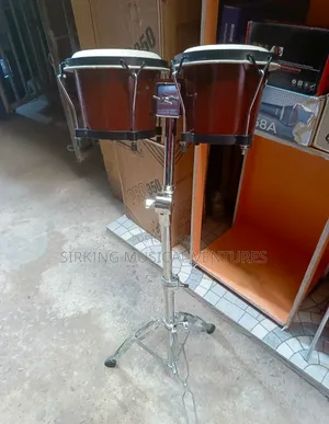 Medium Bongo Drum With Stand