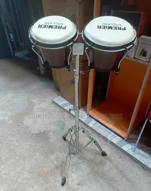 Medium Bongo Drum With Stand