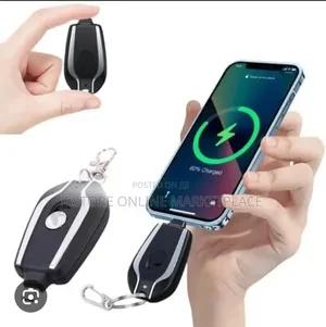 Mini Portable Key Holder Power Bank 1600mah Capacity