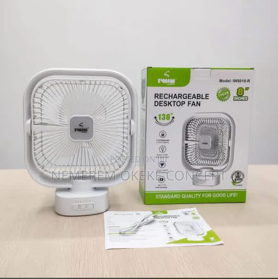 Iwin Desktop Fan