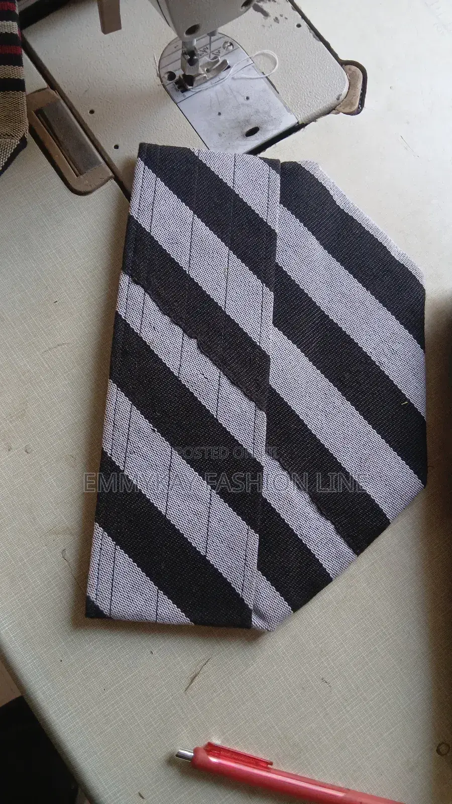 Black and White Strip Native Cap