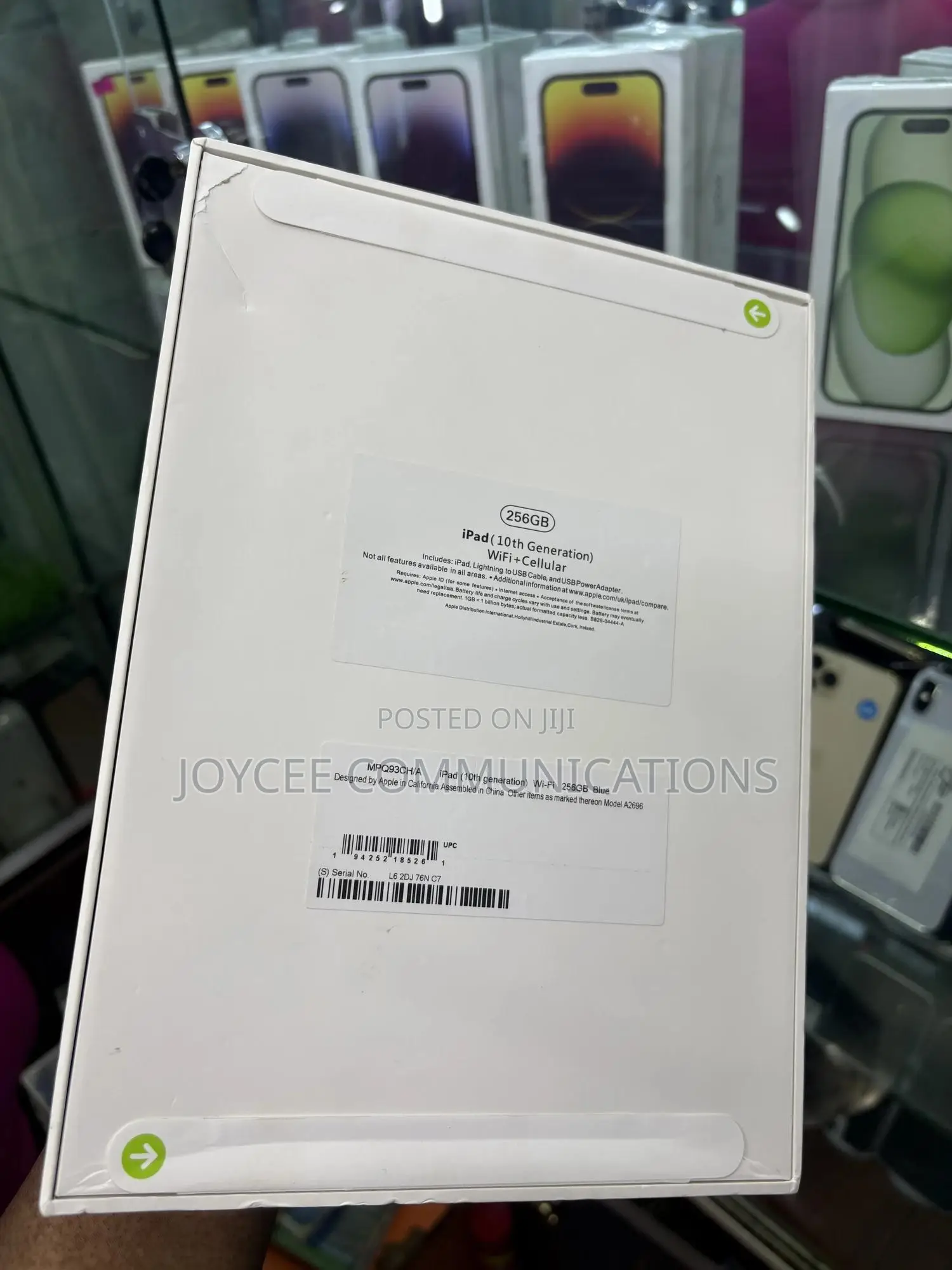 New Apple iPad 10.2 (2020) Wi-Fi 256 GB Blue
