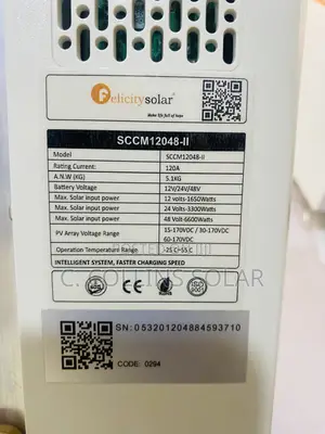 120amps MPPT Felicity Charge Controller