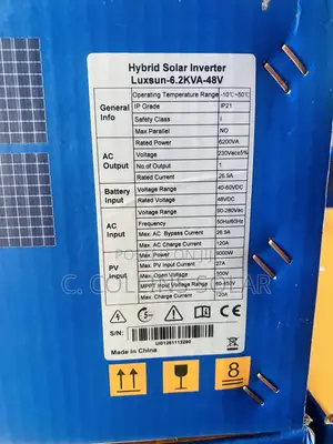 6.2kva Luxsun Hybrid Inverter