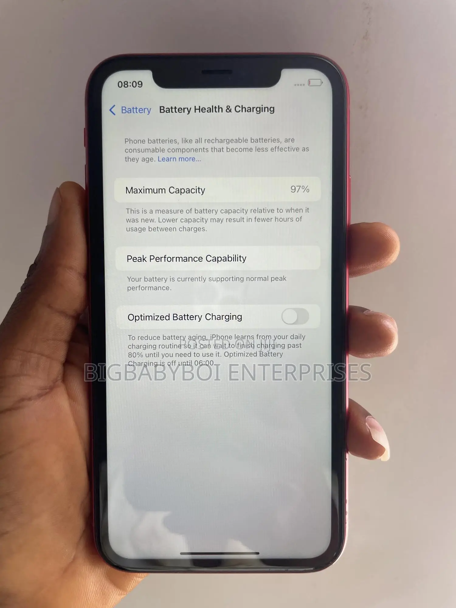 Apple iPhone XR 64 GB Red