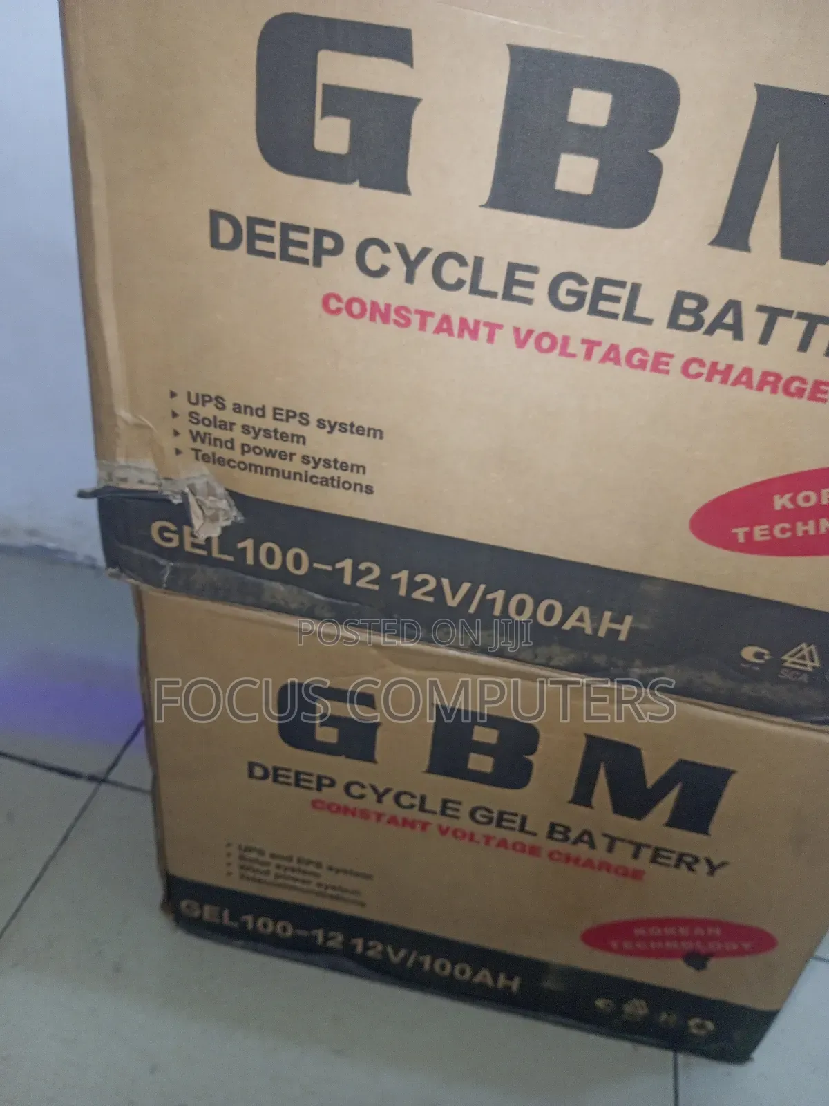 100ah GBM Dry Cell Battery