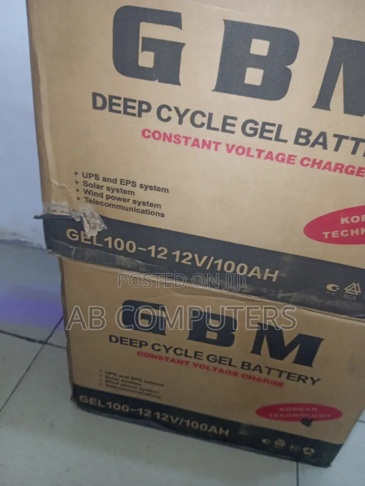 100ah GBM Dry Cell Battery