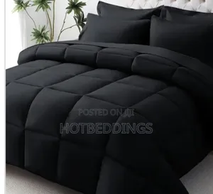 Royalty Black Duvet, Bedsheet and 4 Pillow Cases