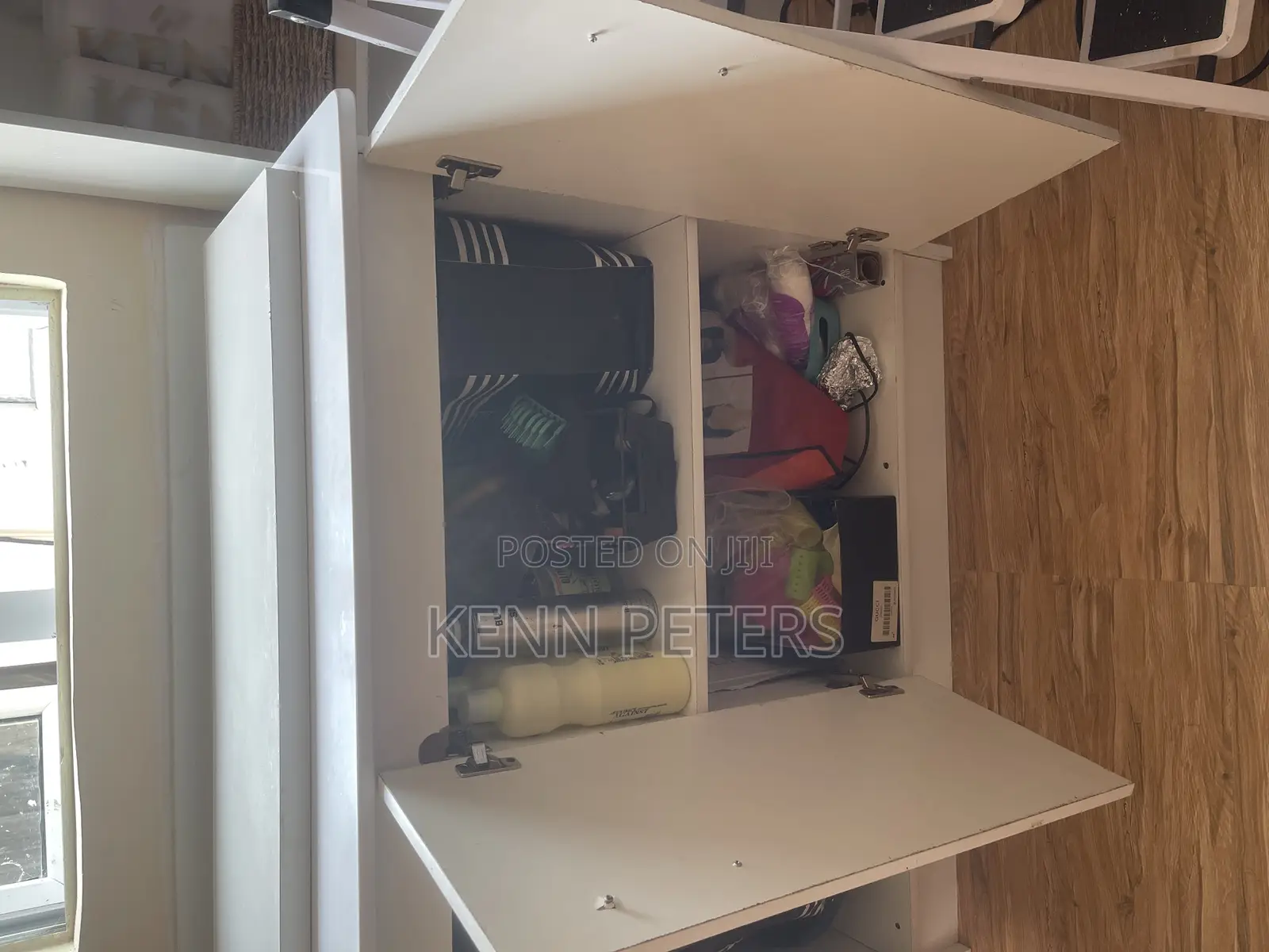 Kitchen Style Office Cabinet With Marble Top With Moveable Table