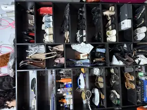 Neatly Used Shoe and Bag Rack