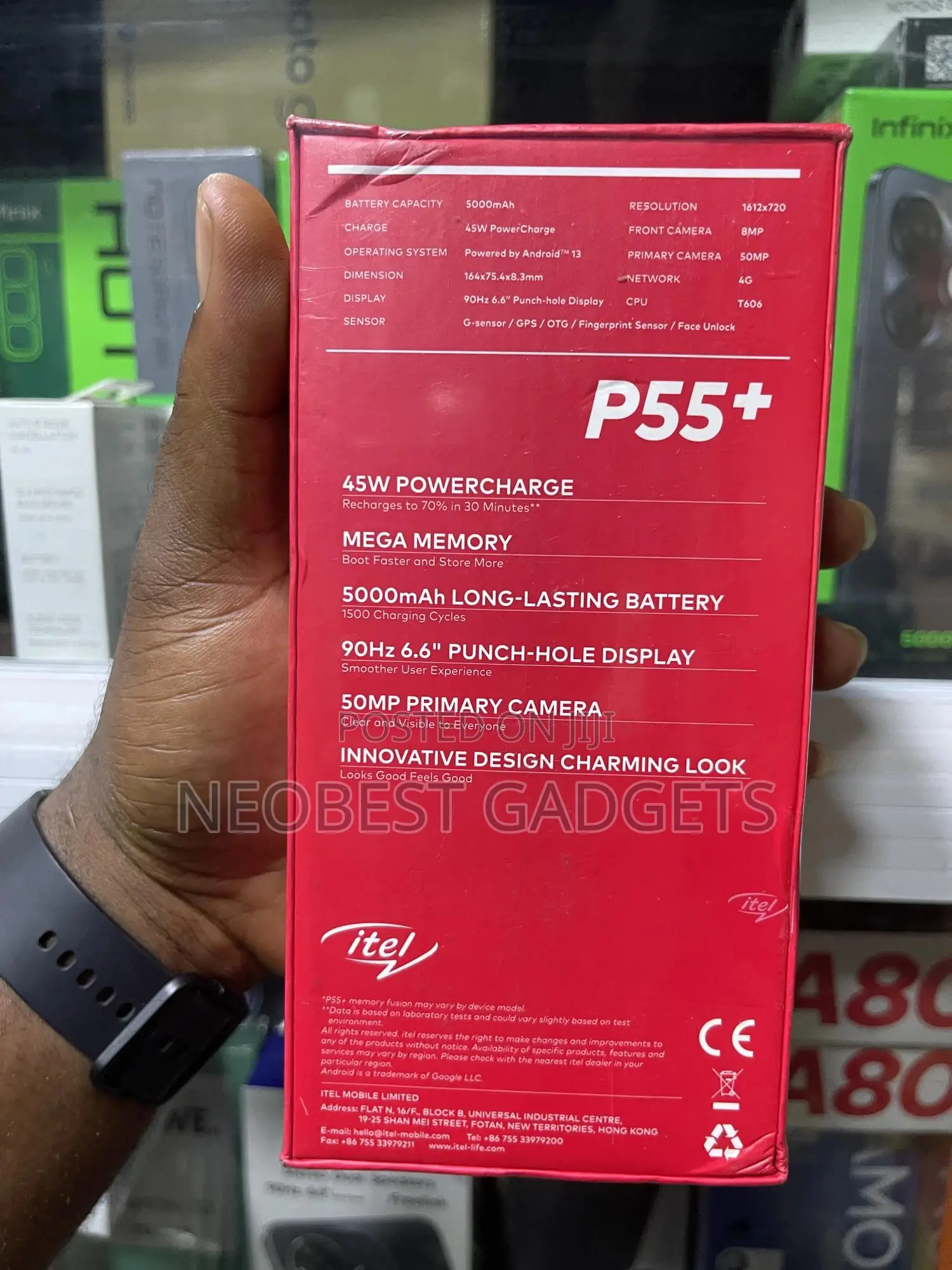 New Itel P55+ 128 GB