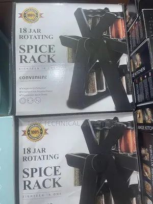 18pcs Rotating Spice Rack