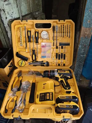 Cordless Impact Drill With Tools(Dewalt)