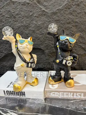 Camera Bull Home Decor Figurine