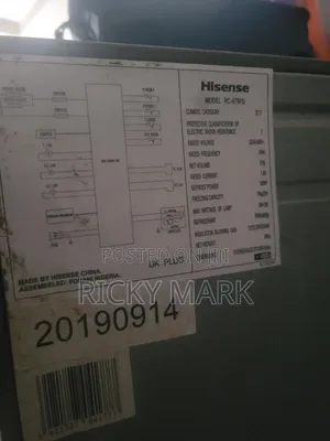 Hisenss Side by Side Fridge