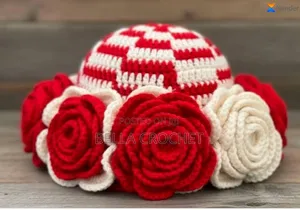 Crochet Ruffle Hat