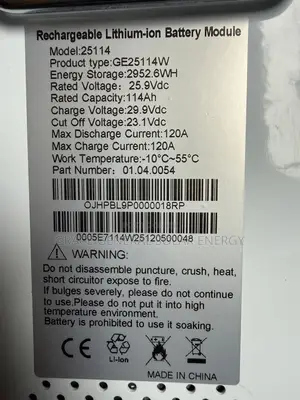 3kwh 24v Galaxy Lithium Battery