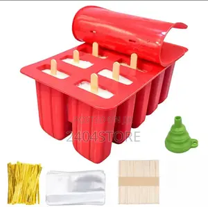 10 Cavity Popsicle Mold With Accessories