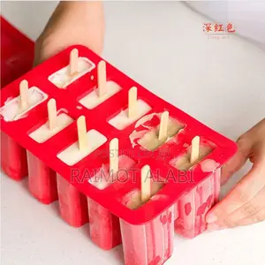 10 Cavity Popsicle Mold With Accessories