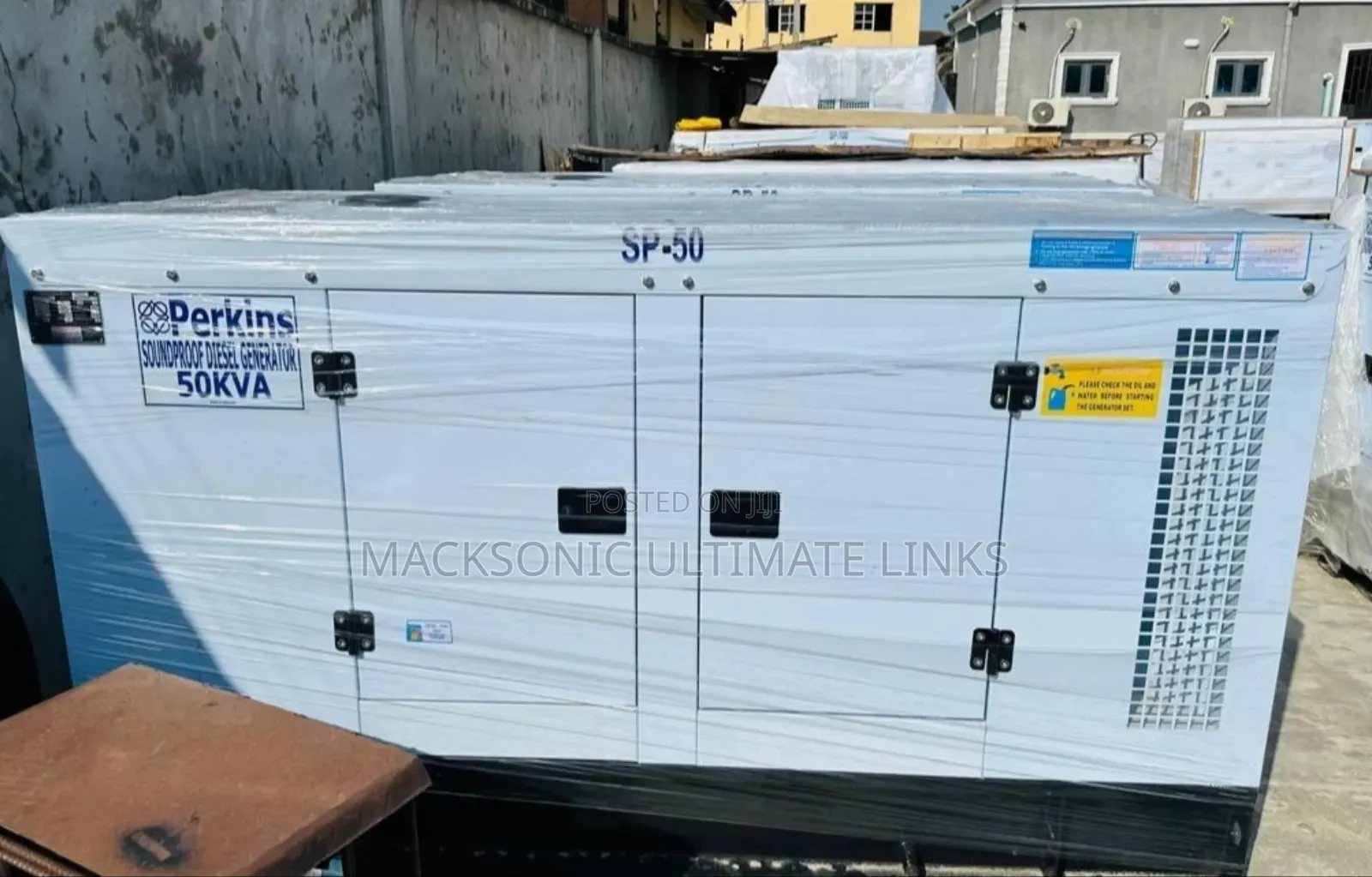 Perkins Soundproof Generator Sp50kva Perkins Engine