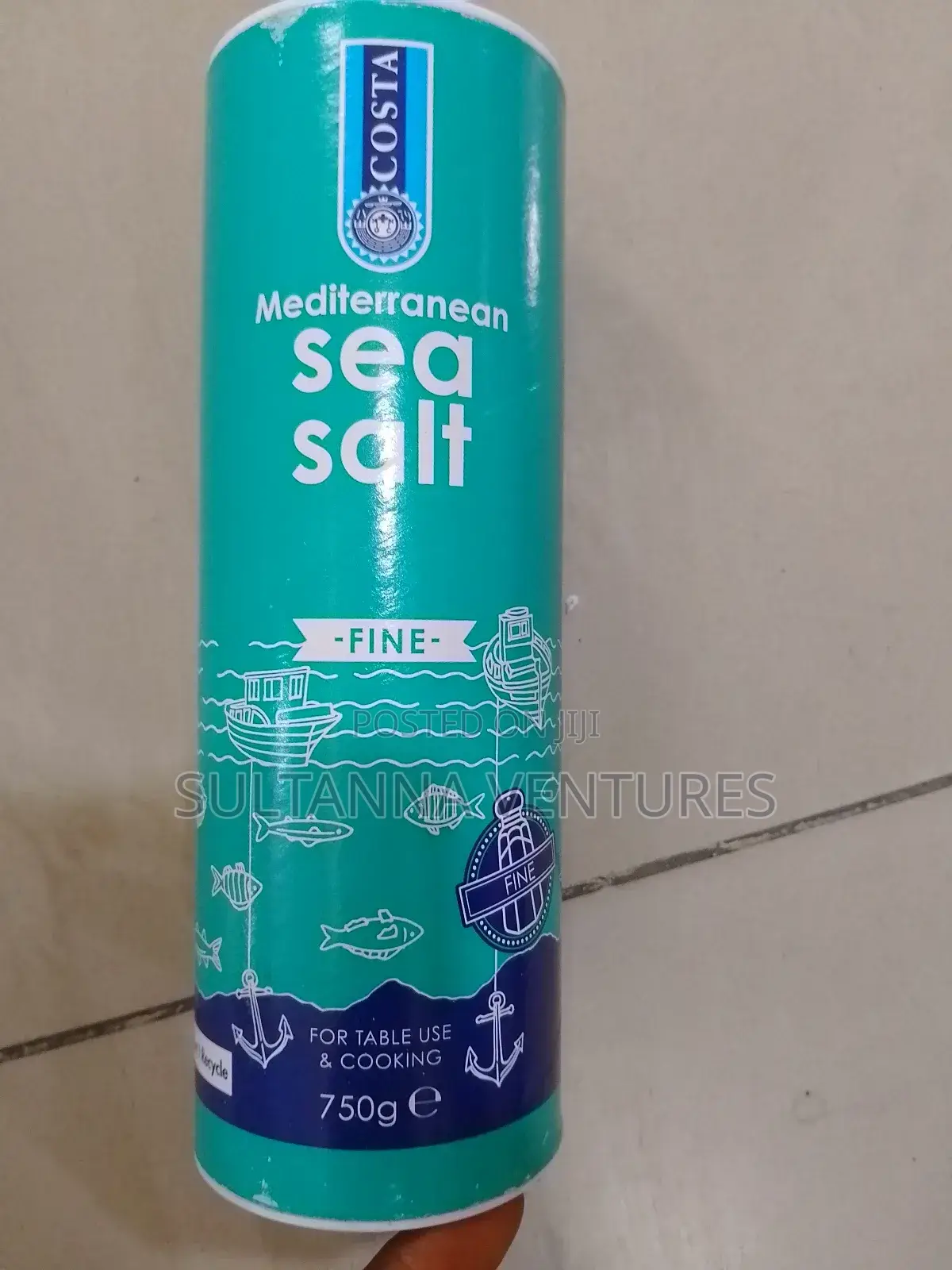 Mediterranean Sea Salt Fine Texture for Cooking (750g)