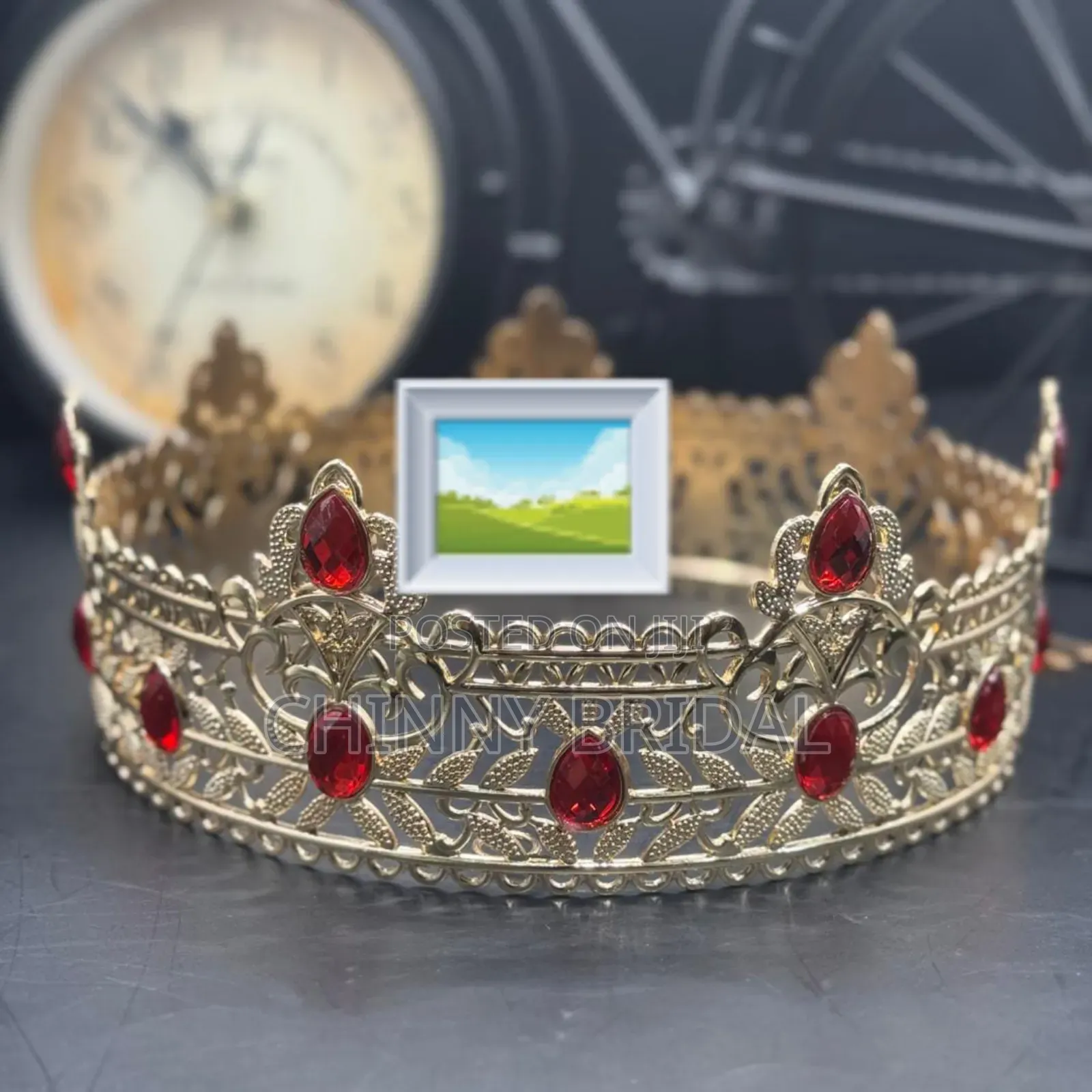 Men Crown With A Touch Of Red