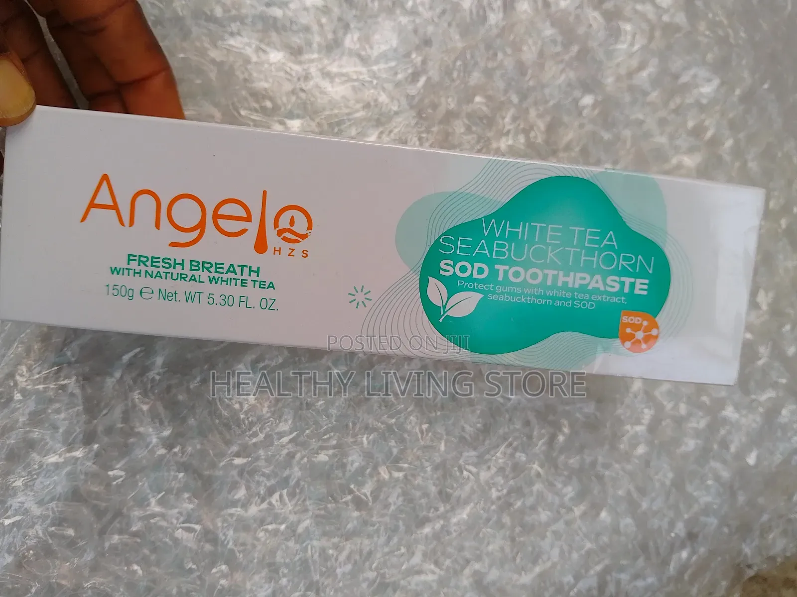 Angelo White Tea Seabuckthorn Sod Toothpaste (150g)