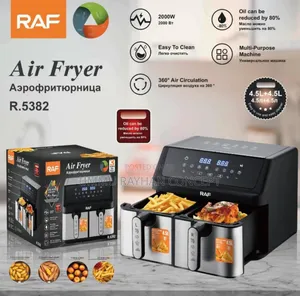Double Door Large Capacity Raf Air Fryer