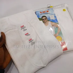 3in1 Lux Premium Air Cool Men's White Singlet