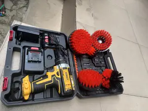 Cordless Drill Brush Machine For Washing Sofa And Carpet